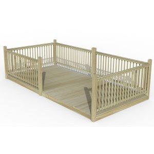 8' x 16' Forest Patio Deck Kit No. 7 (2.4m x 4.8m) by Buy Sheds Direct