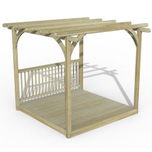 8' x 8' Forest Pergola Deck Kit No. 2 (2.4m x 2.4m) by Buy Sheds Direct