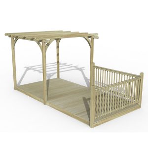8' x 16' Forest Pergola Deck Kit No. 3 (2.4m x 4.8m) by Buy Sheds Direct
