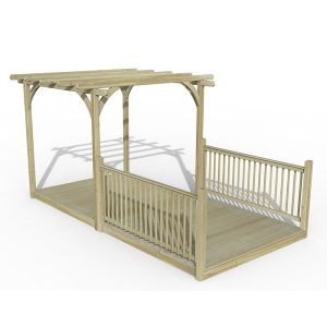 8' x 16' Forest Pergola Deck Kit No. 4 (2.4m x 4.8m) by Buy Sheds Direct