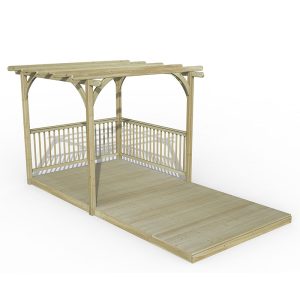 8' x 16' Forest Pergola Deck Kit No. 5 (2.4m x 4.8m) by Buy Sheds Direct