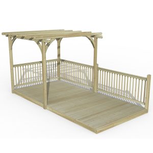 8' x 16' Forest Pergola Deck Kit No. 6 (2.4m x 4.8m) by Buy Sheds Direct
