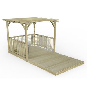 8' x 16' Forest Pergola Deck Kit No. 9 (2.4m x 4.8m) by Buy Sheds Direct