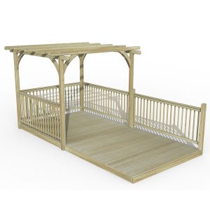 8' x 16' Forest Pergola Deck Kit No. 10 (2.4m x 4.8m) by Buy Sheds Direct
