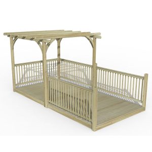 8' x 16' Forest Pergola Deck Kit No. 11 (2.4m x 4.8m) by Buy Sheds Direct