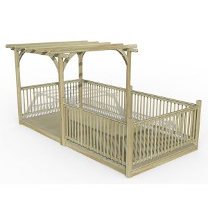 8' x 16' Forest Pergola Deck Kit No. 13 (2.4m x 4.8m) by Buy Sheds Direct