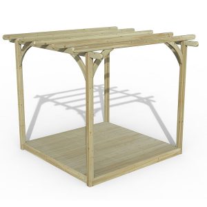 8' x 8' Forest Pergola Deck Kit No. 1 (2.4m x 2.4m) by Buy Sheds Direct