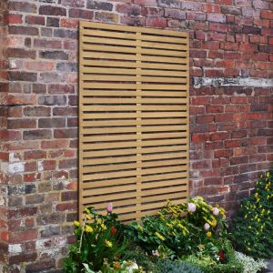 Forest 6' x 3' Pressure Treated Slatted Trellis Panel (1.8m x 0.9m) by Buy Sheds Direct