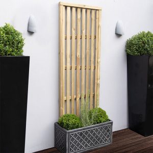 Forest 6' x 2' Pressure Treated Vertical Slatted Garden Screen Panel (1.8m x 0.6m) by Buy Sheds Direct
