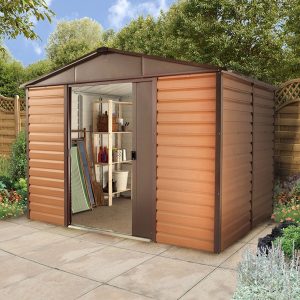 10' x 12'4 Yardmaster Balmoral Metal Shed (3.03m x 3.78m) by Buy Sheds Direct