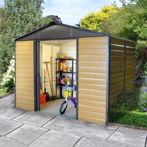 9'11 x 6'5 Yardmaster Balmoral Metal Shed (3.03m x 1.97m) by Buy Sheds Direct
