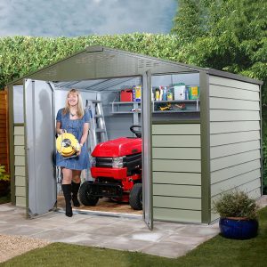 10' x 8' Trimetals Premium Titan 108 Metal Shed (2.98m x 2.37m) by Buy Sheds Direct
