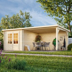 Palmako Ella 6m x 3m Log Cabin Summerhouse (28mm) by Buy Sheds Direct