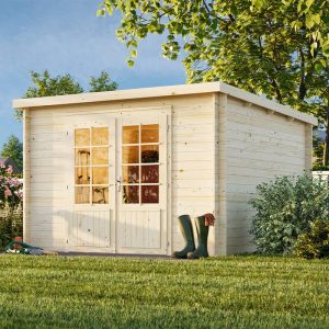 Palmako Ella 2 3.2m x 3.2m Log Cabin Summerhouse (28mm) by Buy Sheds Direct