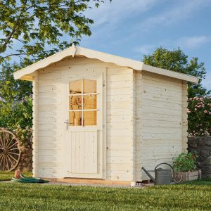 Palmako Vivian 2.1m x 2.1m Log Cabin Summerhouse (28mm) by Buy Sheds Direct