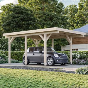 12' x 17' Palmako Karl Wooden Carport (3.6m x 5.1m) by Buy Sheds Direct