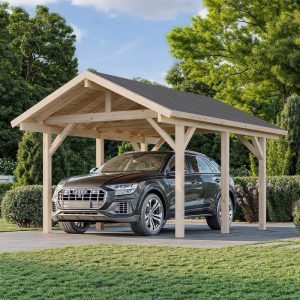 12' x 17' Palmako Robert Wooden Carport (3.5m x 5.1m) by Buy Sheds Direct