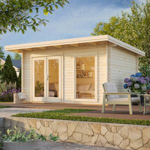 Palmako Heidi 4.1m x 3m Log Cabin Summerhouse (44mm) by Buy Sheds Direct