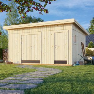 15' x 11' Palmako Kalle (88mm) Premium Multi-room Shed (4.5m x 3.3m) by Buy Sheds Direct