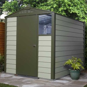 6' x 3' Trimetals Premium Titan 630 Metal Shed (1.76m x 1.01m) by Buy Sheds Direct
