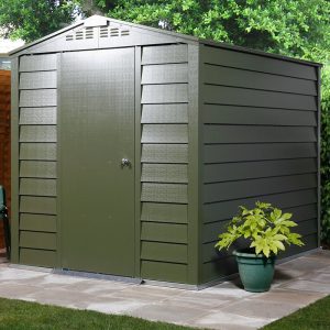 6' x 6' Trimetals Premium Titan 660 Metal Shed (1.76m x 1.76m) by Buy Sheds Direct