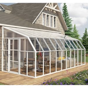 8' x 20' Palram Canopia Rion Clear Sun Room (2.57m x 6.32m) by Buy Sheds Direct