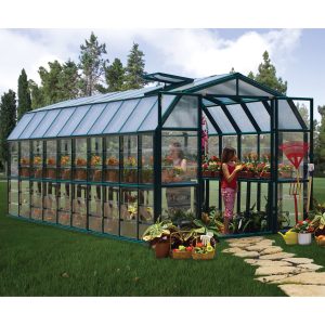 Palram Canopia Rion Grand Gardner 8x20 Green Greenhouse by Buy Sheds Direct