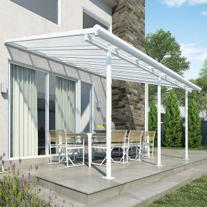10x14 Palram Canopia Sierra White Patio Cover by Buy Sheds Direct