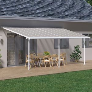 10x20 Palram Canopia Sierra White Patio Cover by Buy Sheds Direct
