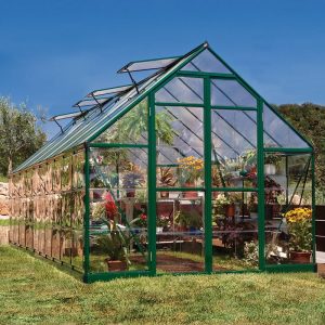 8' x 20' Palram Canopia Balance Green Greenhouse (6.07m x 2.44m) by Buy Sheds Direct