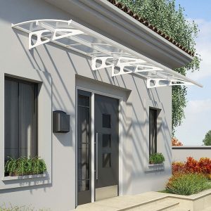 Palram Canopia Bordeaux 4460 White Door Canopy by Buy Sheds Direct