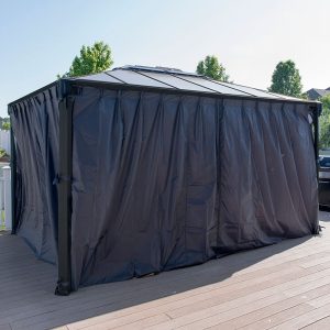Palram Canopia Martinique 4300 Gazebo Curtains by Buy Sheds Direct