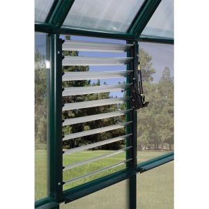 Palram Canopia Rion Automatic Side Louvre Window Opener by Buy Sheds Direct