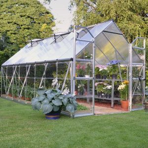 8' x 16' Palram Canopia Balance Silver Greenhouse (4.87m x 2.44m) by Buy Sheds Direct