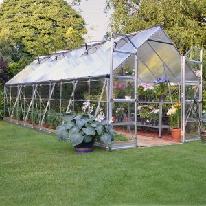 8' x 20' Palram Canopia Balance Silver Greenhouse (6.07m x 2.44m) by Buy Sheds Direct