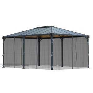 Palram Canopia Gazebo Netting for Milano 4300 and Martinique 5000 Gazebos by Buy Sheds Direct