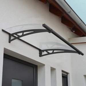 5' x 3' Palram Canopia Altair 1500 Grey Door Canopy (1.51m x 0.92m) by Buy Sheds Direct