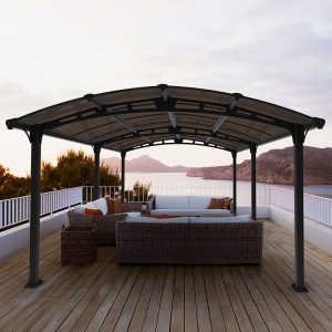 12' x 16' Palram Canopia Tucson 5000 Garden Gazebo (3.6m x 5m) by Buy Sheds Direct