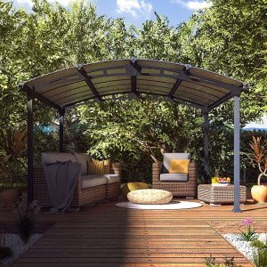 12' x 14' Palram Canopia Tucson 4300 Garden Gazebo (3.6m x 4.2m) by Buy Sheds Direct