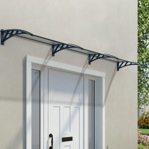Palram Canopia Neo 3540 Grey Twinwall Door Canopy by Buy Sheds Direct