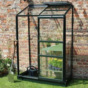 4'4 x 2'4 Halls Green Wall Garden 24 Greenhouse (1.32 x 0.69m) by Buy Sheds Direct