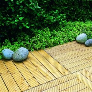90cm Forest Patio Deck Tile Pack of 4 by Buy Sheds Direct