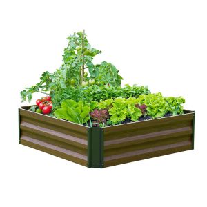 Panacea Urban Gardener Expandable Steel Raised Bed 3' x 3' (0.92m x 0.92m) by Buy Sheds Direct