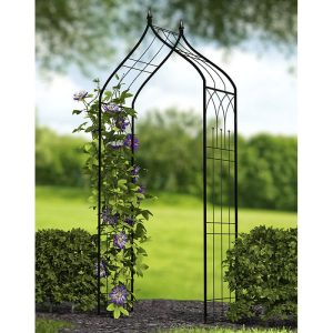 Panacea Ogee Metal Garden Arch 8'6 x 3'9 by Buy Sheds Direct