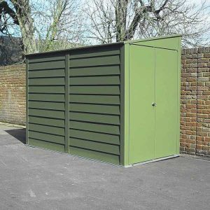 9' x 5' Trimetals Titan 950 Pent Metal Lean To Shed (2.63m x 1.54m) by Buy Sheds Direct
