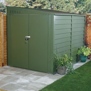 9' x 6' Trimetals Premium Titan 960 Pent Metal Shed (2.63m x 1.76m) by Buy Sheds Direct