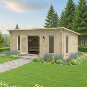 Forest Arley 6m x 3m Log Cabin (45mm) by Buy Sheds Direct