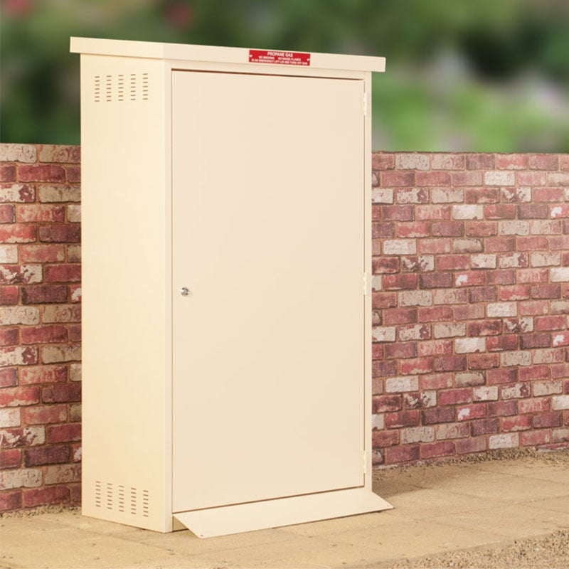Asgard 2 Metal Gas Bottle Storage (47kg) by Buy Sheds Direct