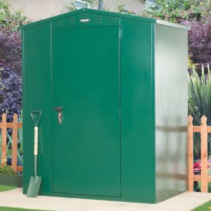 5'2 x 3'7 Asgard Flexistore 1511 Metal Shed (1.58m x 1.1m) by Buy Sheds Direct