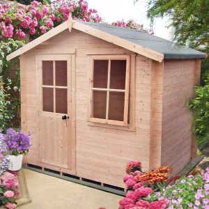 Shire Avesbury 2.5m x 2.4m Log Cabin Summerhouse (19mm) by Buy Sheds Direct